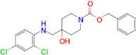 Benzyl 4-(((2,4-dichlorophenyl)amino)methyl)-4-hydroxypiperidine-1-carboxylate