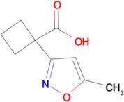 1-(5-Methylisoxazol-3-yl)cyclobutane-1-carboxylic acid