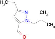 3-Ethyl-1-isobutyl-1H-pyrazole-5-carbaldehyde