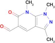 1,3,7-Trimethyl-6-oxo-6,7-dihydro-1H-pyrazolo[3,4-b]pyridine-5-carbaldehyde