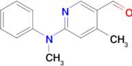 4-Methyl-6-(methyl(phenyl)amino)nicotinaldehyde