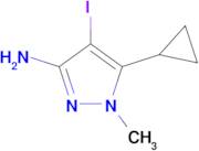 5-Cyclopropyl-4-iodo-1-methyl-1H-pyrazol-3-amine