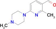 2-Methyl-6-(4-methylpiperazin-1-yl)nicotinaldehyde