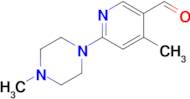 4-Methyl-6-(4-methylpiperazin-1-yl)nicotinaldehyde