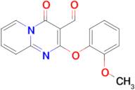 2-(2-Methoxyphenoxy)-4-oxo-4H-pyrido[1,2-a]pyrimidine-3-carbaldehyde