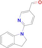 6-(Indolin-1-yl)nicotinaldehyde