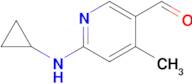 6-(Cyclopropylamino)-4-methylnicotinaldehyde