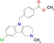 Methyl 4-((8-chloro-2-methyl-1,2,3,4-tetrahydro-5H-pyrido[4,3-b]indol-5-yl)methyl)benzoate