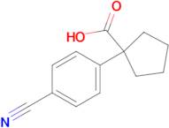 1-(4-Cyanophenyl)cyclopentane-1-carboxylic acid