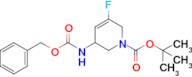 Tert-butyl 3-(((benzyloxy)carbonyl)amino)-5-fluoro-3,6-dihydropyridine-1(2H)-carboxylate