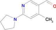 4-Methyl-6-(pyrrolidin-1-yl)nicotinaldehyde