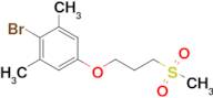 2-Bromo-1,3-dimethyl-5-(3-(methylsulfonyl)propoxy)benzene