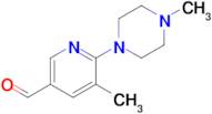 5-Methyl-6-(4-methylpiperazin-1-yl)nicotinaldehyde