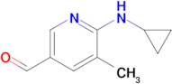 6-(Cyclopropylamino)-5-methylnicotinaldehyde