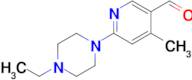 6-(4-Ethylpiperazin-1-yl)-4-methylnicotinaldehyde