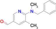 6-(Benzyl(methyl)amino)-5-methylnicotinaldehyde