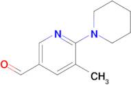 5-Methyl-6-(piperidin-1-yl)nicotinaldehyde