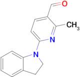 6-(Indolin-1-yl)-2-methylnicotinaldehyde