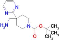 Tert-butyl 4-(aminomethyl)-4-(pyrimidin-2-yl)piperidine-1-carboxylate