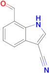 7-Formyl-1H-indole-3-carbonitrile
