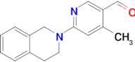 6-(3,4-Dihydroisoquinolin-2(1H)-yl)-4-methylnicotinaldehyde