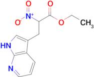 Ethyl 2-nitro-3-(1H-pyrrolo[2,3-b]pyridin-3-yl)propanoate