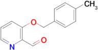 3-((4-Methylbenzyl)oxy)picolinaldehyde