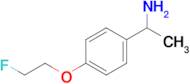 1-(4-(2-Fluoroethoxy)phenyl)ethan-1-amine