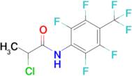 2-Chloro-N-(2,3,5,6-tetrafluoro-4-(trifluoromethyl)phenyl)propanamide