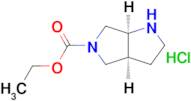 Ethyl (3aS,6aS)-hexahydropyrrolo[3,4-b]pyrrole-5(1H)-carboxylate hydrochloride