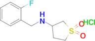 3-((2-Fluorobenzyl)amino)tetrahydrothiophene 1,1-dioxide hydrochloride