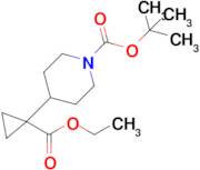 Tert-butyl 4-(1-(ethoxycarbonyl)cyclopropyl)piperidine-1-carboxylate