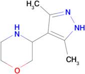 3-(3,5-Dimethyl-1H-pyrazol-4-yl)morpholine