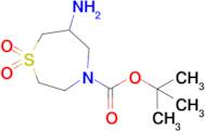 Tert-butyl 6-amino-1,4-thiazepane-4-carboxylate 1,1-dioxide