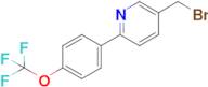 5-(Bromomethyl)-2-(4-(trifluoromethoxy)phenyl)pyridine