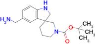 Tert-butyl 5-(aminomethyl)spiro[indoline-3,3'-piperidine]-1'-carboxylate