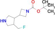 Tert-butyl 3-(4-(fluoromethyl)pyrrolidin-3-yl)azetidine-1-carboxylate