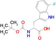 (R)-2-((tert-butoxycarbonyl)amino)-3-(7-fluoro-1H-indol-3-yl)propanoic acid