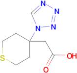 2-(4-(1H-tetrazol-1-yl)tetrahydro-2H-thiopyran-4-yl)acetic acid