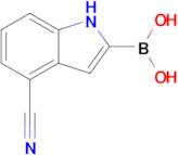 (4-Cyano-1H-indol-2-yl)boronic acid