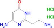 6-amino-2-(2-aminoethyl)-3,4-dihydropyrimidin-4-one dihydrochloride