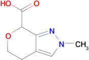 2-Methyl-2,4,5,7-tetrahydropyrano[3,4-c]pyrazole-7-carboxylic acid