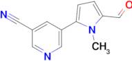 5-(5-Formyl-1-methyl-1H-pyrrol-2-yl)nicotinonitrile