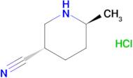 (3S,6S)-6-methylpiperidine-3-carbonitrile hydrochloride