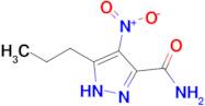 4-Nitro-5-propyl-1H-pyrazole-3-carboxamide