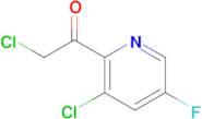 2-Chloro-1-(3-chloro-5-fluoropyridin-2-yl)ethan-1-one