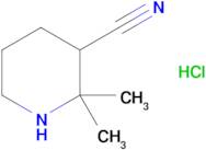 2,2-Dimethylpiperidine-3-carbonitrile hydrochloride