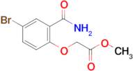 Methyl 2-(4-bromo-2-carbamoylphenoxy)acetate