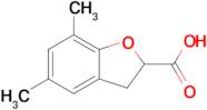 5,7-Dimethyl-2,3-dihydrobenzofuran-2-carboxylic acid