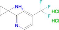 1-(4-(Trifluoromethyl)pyridin-2-yl)cyclopropan-1-amine dihydrochloride